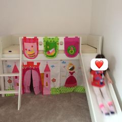 Flexa high bed with slide