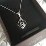 sterling silver necklace and matching earrings Image 4