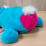 Nici Bud Belly Hippo Large 33cm 13" Lying Down Hot Pink Heart Soft Toy Vintage Image 7