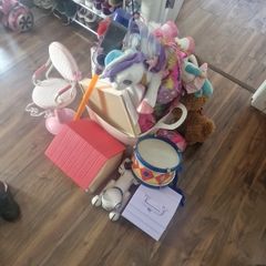 girl's toys up to age 9 mix