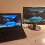 2x HannsG 19 inch Monitors Image 2