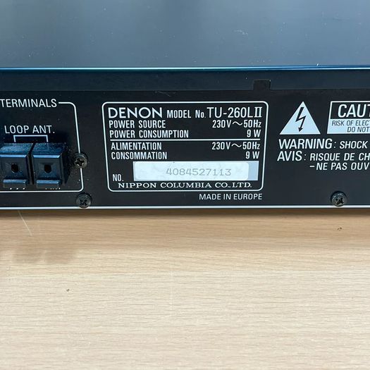 Denon TU-260L II am\fm Stereo Tuner, HI-FI Separate