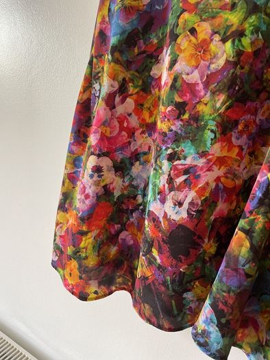 Stunning Teatro multicoloured occasion dress size 16 New