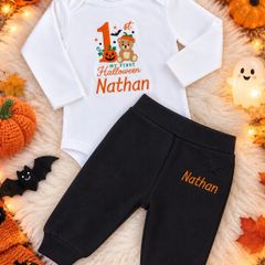 Personalized Babys 1st Halloween outfits