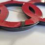 Audi A series Front Black Grill Badge Emblem 275mm Image 6
