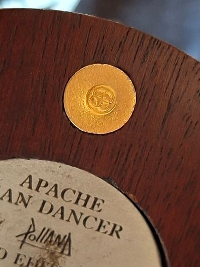 Rare Find a 1982 Chilmark Fine Pewter sculpture titled Apache Gan Dancer by artist Don Polland. It is a limited edition piece, specifically numbered 398 out of a total of 2,500 produced, Postage Available or collection