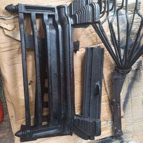 Firegrate guard and underbar