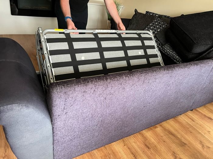 Corner double sofa bed