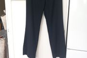 Jaeger Navy Wool Trousers Part Lined Size 10