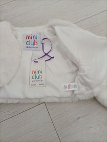 New Girls fur gilet age 2-3