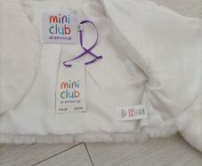 New Girls fur gilet age 2-3