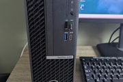 Dell Optiplex 5080 SFF PC Intel i5 10th Gen 24" IPS LCD Windows 11 &amp; Office 2024 Pro, Wifi