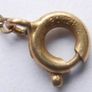 Vintage Dainty Flower Pendant Necklace 1/20 12K Gold Plated . length 16" Image 6