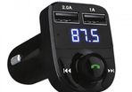 2.0a and 1a Fast Charging Bluetooth Car MP3 FM Wireless Transmitter Dual USB LED Charger Kit Handsfree