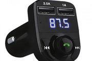 2.0a and 1a Fast Charging Bluetooth Car MP3 FM Wireless Transmitter Dual USB LED Charger Kit Handsfree