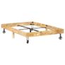 Bed Frame Solid Mango Wood 12x200 cm Image 9
