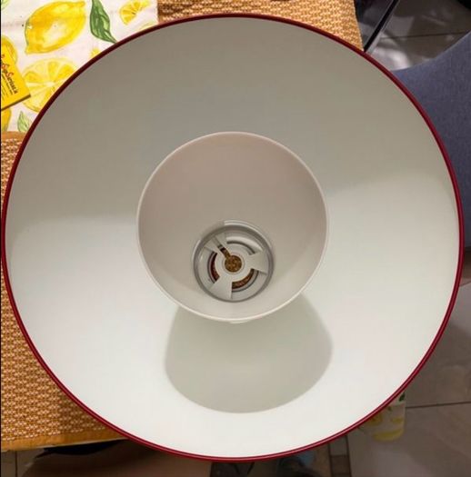 Large Ikea Brasa metal ceiling pendant shade