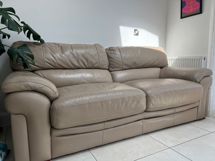 leather sofa free
