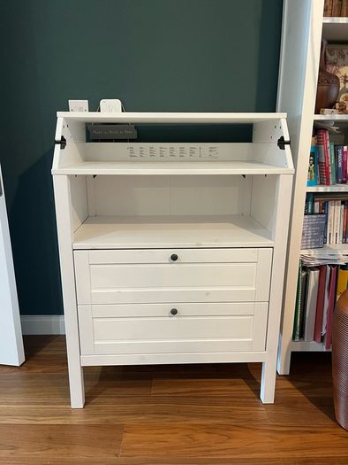 IKEA Sundvik baby change table nursery storage unit