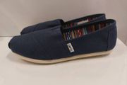 Toms Alpargata Navy Espadrilles Postage Included