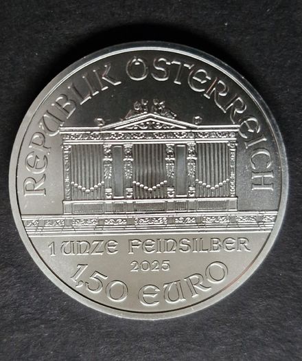 Austria 1oz .999 Silver Philharmonic 2025 Coin