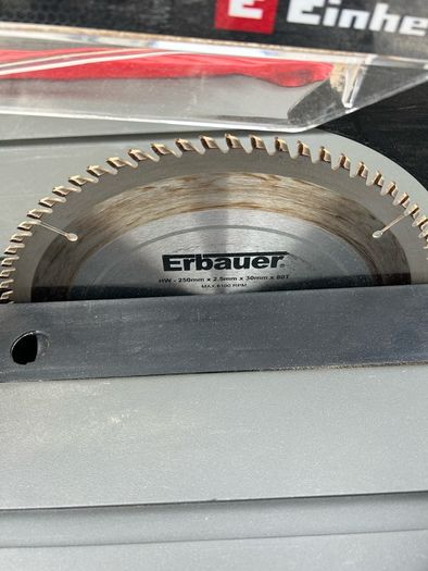 Einhell Table Saw + Erbauer 80T blade