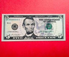 Usa   5 Dollars  2021  Letter  (  K 11 )  DALLAS ( Uncirculated )