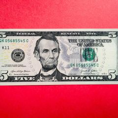 Usa   5 Dollars  2021  Letter  (  K 11 )  DALLAS ( Uncirculated )