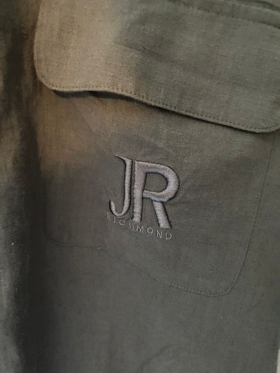 John Richmond grey short sleeve shirt