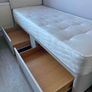 Brand New Stylist 3ft Single Divan Beds With Optional Tufted Mattresses Instock. Multiple Headboard Options And Drawers Option Available Image 7