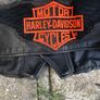 Motorbike leather waist coat Harley Davidson Image 2