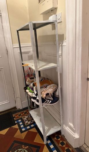 Metal shelf
