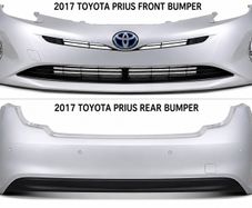 Toyota Prius 2017 Silver bumpers
