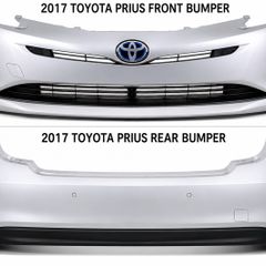Toyota Prius 2017 Silver bumpers