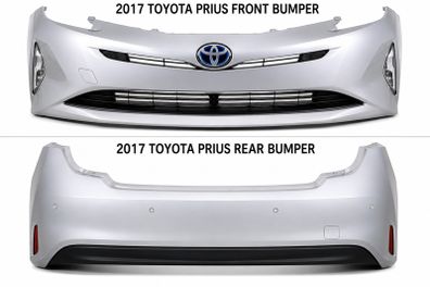 Toyota Prius 2017 Silver bumpers