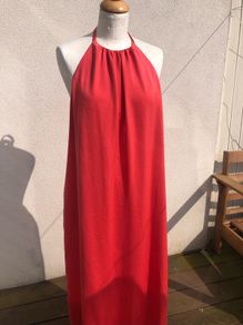 French Connection Coral Halter Dress Size 14