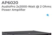 Yorkville ap6020 2x2000w Professional high end power amplifier