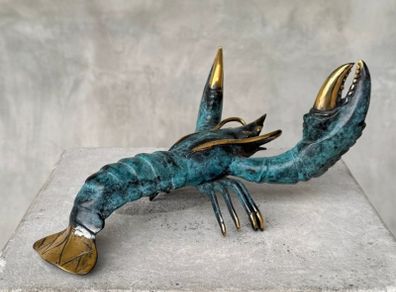 Hand Crafted Lobster (23cm) - Patinated Bronze
