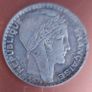 FRANCE  1938 20 Fancs Silver Coin V. Fine Image 2