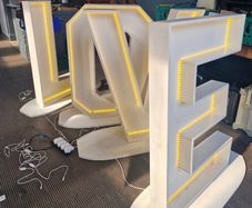 DJ Party letters