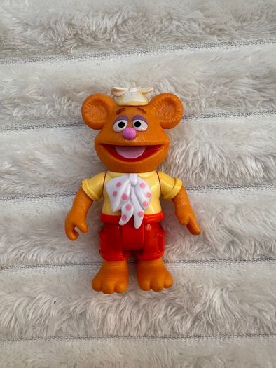 Disney Junior Muppet Babies Fozzie Bear approx. 3" Used Please see photos