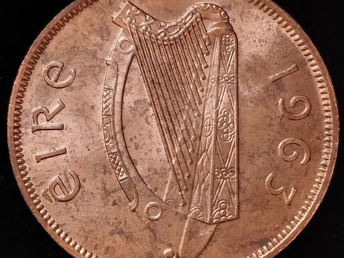 Ireland - 1963 - Penny - Hen - KM.11 - [418]