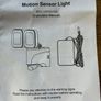 security light. Sensor activated. Fully boxed, brand new. Instructions and wall fixing bracket included. Image 2