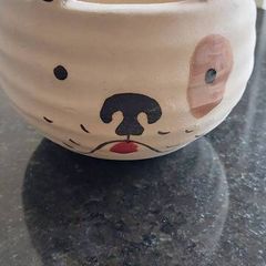 Bulldog plant pot