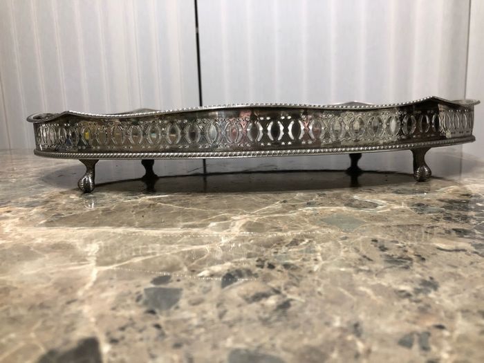 silver tray