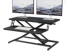Height Adjustable Standing Desk Converter.