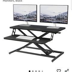 Height Adjustable Standing Desk Converter.