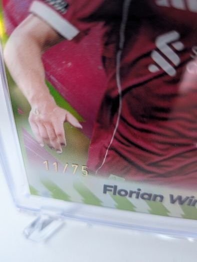 Florian Wirtz Liverpool FC Topps Total Football debut season /75