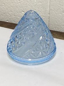 cut glass shade mid  century and vintage