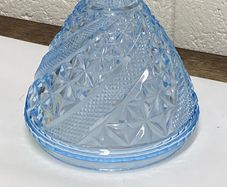 cut glass shade mid  century and vintage